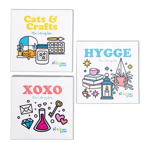 Feels Like Love Mini Coloring Book Bundle - 3 Cozy Mini Coloring Books from A Brighter Year