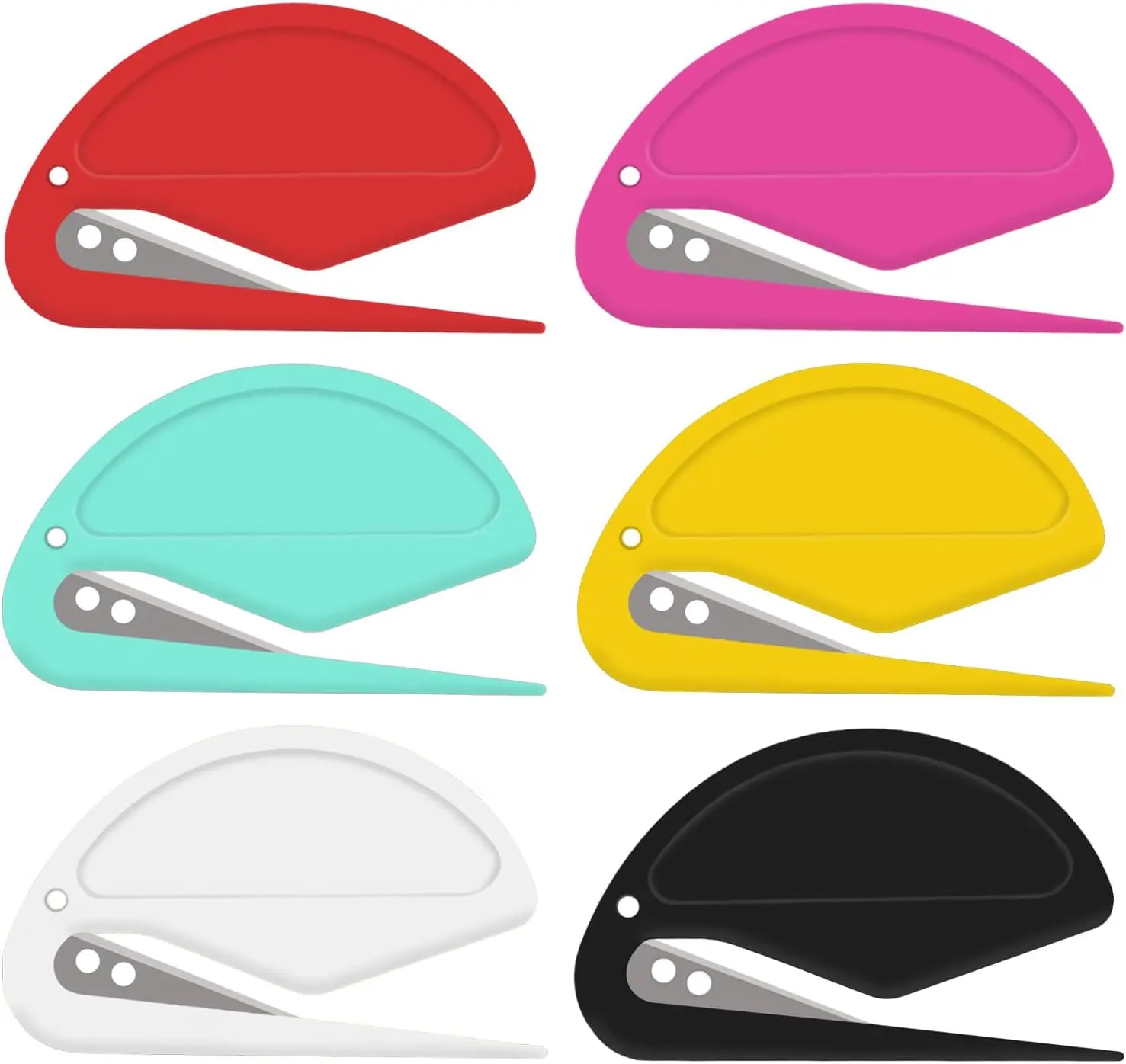 6 Pack Letter Opener Envelope Slitter – Envelope Opener for Women Men,Office Worker