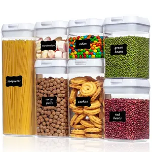 FreshSeal™ 7-Piece Airtight Food Storage Containers – Pantry Jars