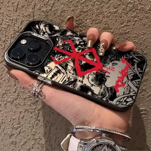 Berserk Guts Case for iPhone 17,16,15,14,13,12,11,Pro,Max,Plus Phone Cover Anime Hard Phone