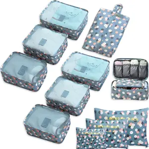 Flower Travel Packing Cubes, Luggage Organizers for Suitcases, Essential Travel Accessories, Ideal for Vacations & Trips