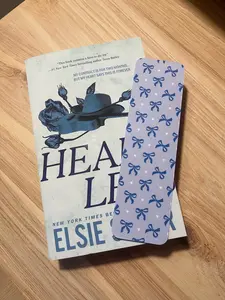 Light Blue Coquette Bow Bookmark