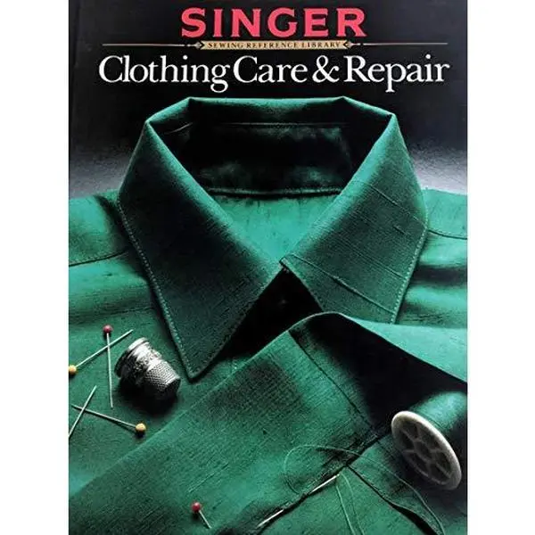 Used Hard Cover Book - Singer Sewing's Clothing Care and Repair (English, Like New, Good Condition, 1.49 lbs, Repair Guide)