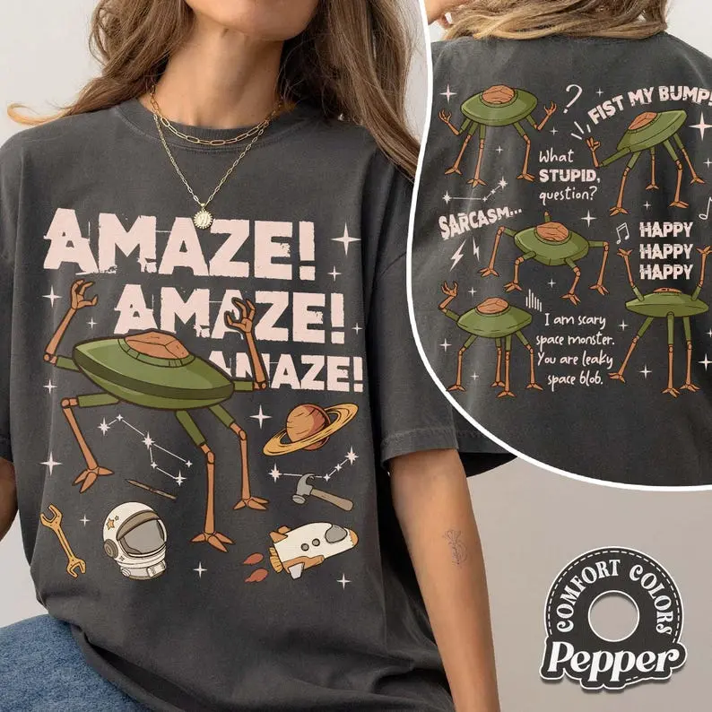 Comfort Colors® Rocky Amaze Amaze Amaze T-Shirt, Hail Mary Book Shirt, Retro Alien Tee, Sci Fi Lovers Gift