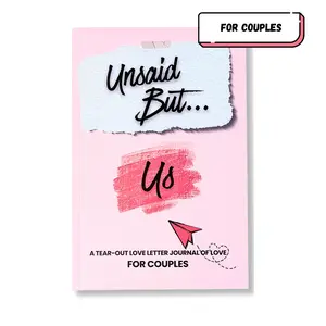 Unsaid, But Us – A Tear-Out Love Letter Journal for Couples | Romantic Gift Book, BookTok Anniversary & Valentine’s Day Gift