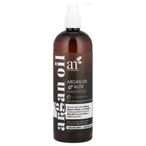 artnaturals Argan Oil & Aloe Shampoo, For Dry, Damaged, Brittle Hair, 16 fl oz (473 ml)