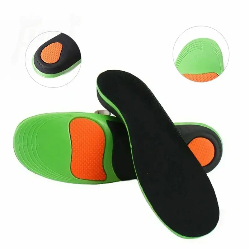 EVA Orthopedic Shoes Sole Insoles for Feet Arch Foot Pad X/O Type Leg Flat Foot Elastic Shock Absorption Comfortable Insoles
