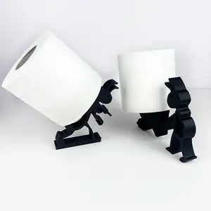 Ant Antelope Toilet Paper Holder Set, Fun Creative Bathroom Decor, Unique Roll Storage Rack for Organized Spaces