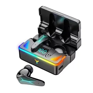 X7 Wireless In-Ear Design Bluetooth-Compatible Gaming Headphones (1 Piece), Noise Cancelling Headphone with LED Light Charging Case, Waterproof Bluetooth-Compatible Earbuds for Gaming Calling  Audio Earphones Electronic Chargeable Game Headset