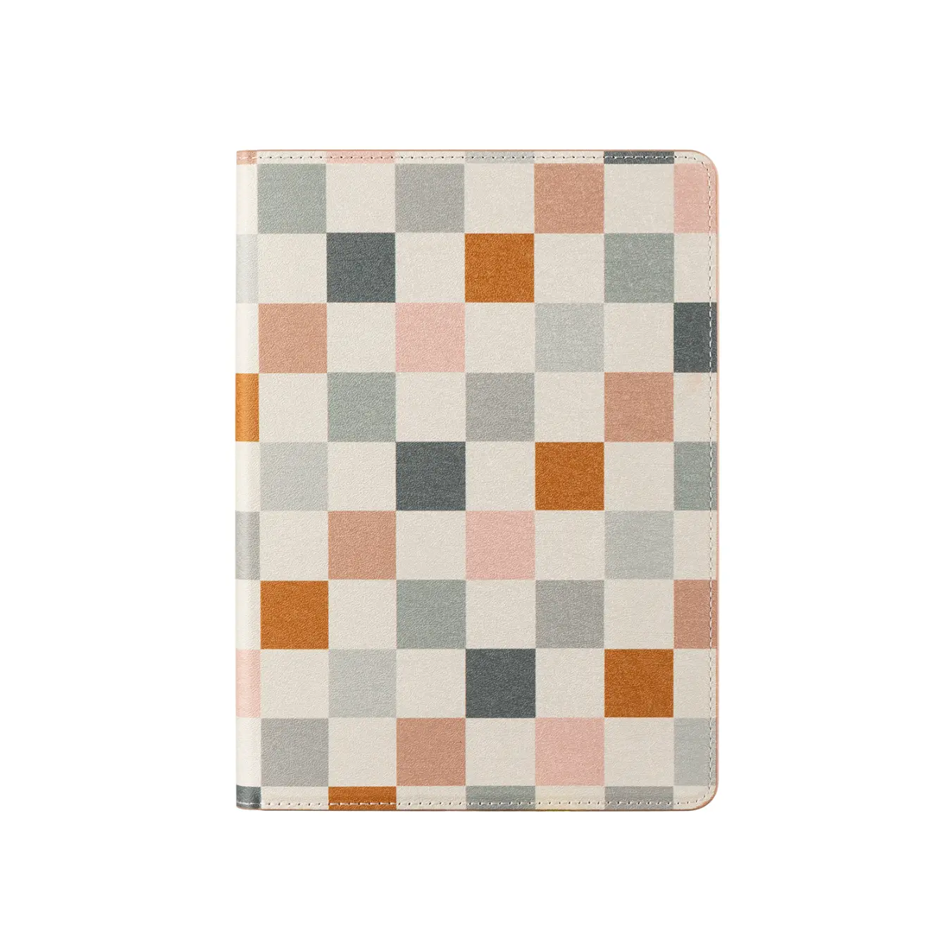 Stori Kindle Case | Coastal Check | Hand Strap, Stand, AutoWake, and Magnetic Closure