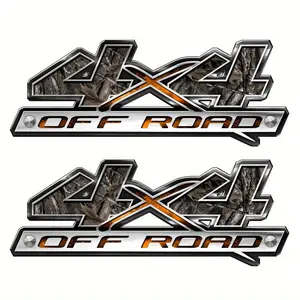 2Pcs 4x4 Off Road Truck Camouflage Camo Truck Bed Decals Stickers Laminated