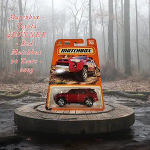 Hot Wheels Matchbox - Toyota 4RUNNER - Red - Matchbox 70 Years - 2023 - Mint/NrMint Ships Bubble Wrapped in a Sized Box