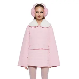 Polar Express Quilted Jacket  - Pink