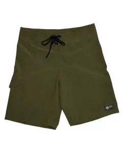 Closeout- Military Green Stretch Board Shorts