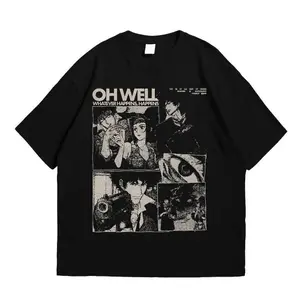 Cowboy Bebop Tshirt - Vintage Anime Merch - Cowboy Bebop Retro Tee - 90s Retro Anime T-Shirt Menswear Top