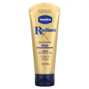 Vaseline RadiantX, Deep Nourishment Hand Butter, 3.4 fl oz (101 ml)