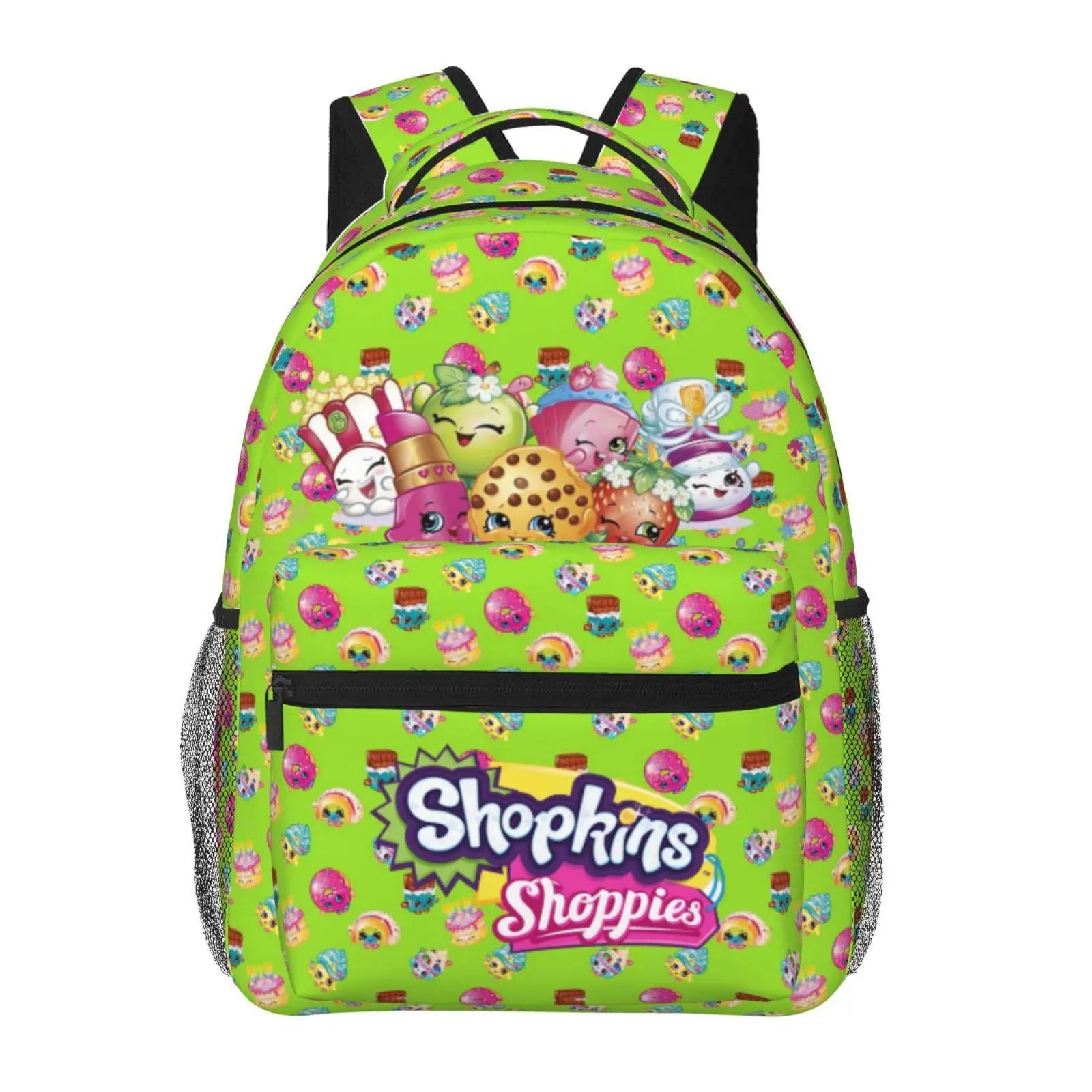 Shopkins Kids School Backpack Shopkins cartoon Sleeve  Shopkins Shoppies Thoughtful Back to School or Birthday Gift for Active Children