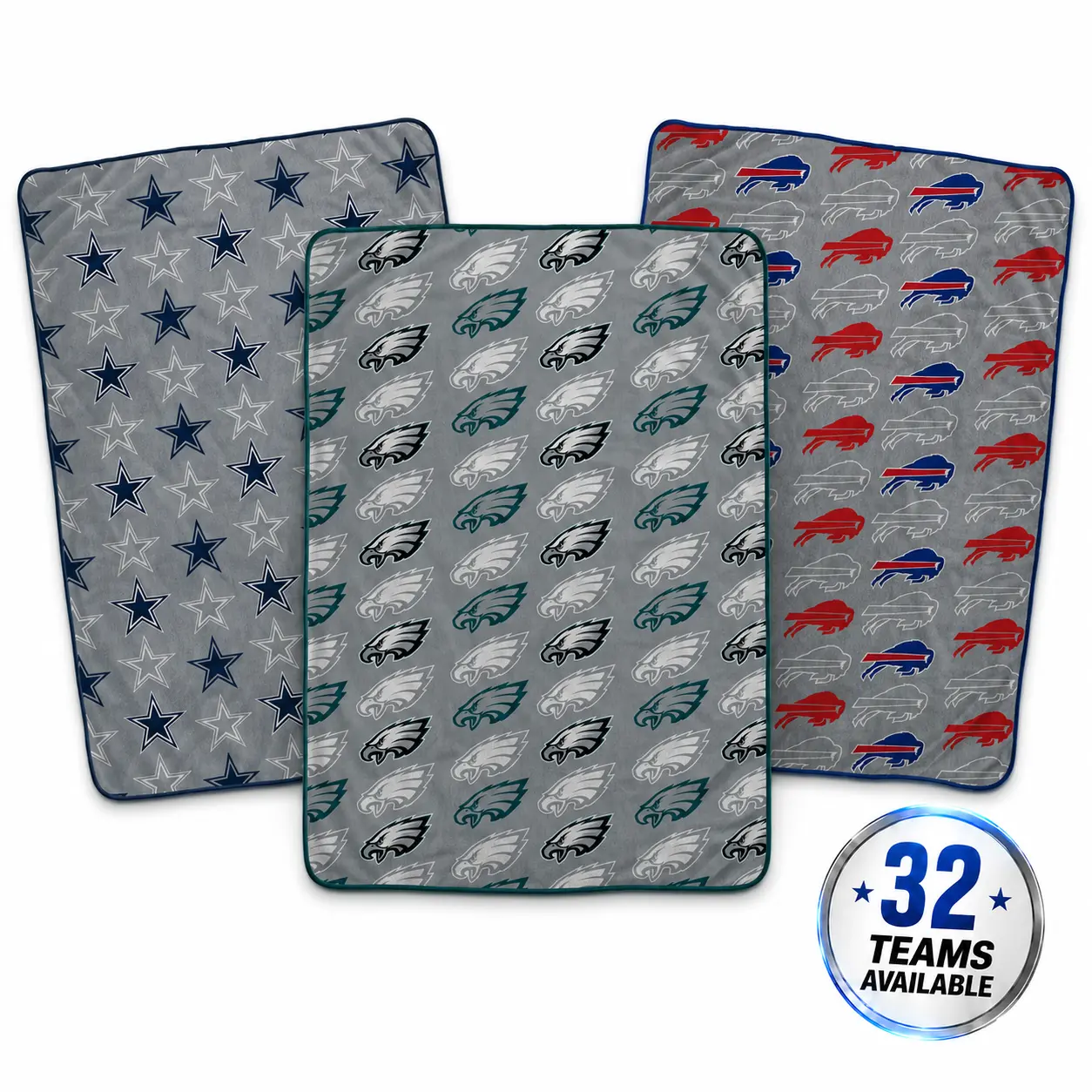 NFL Logo Roll Ultra Cozy Oversized 66x95 Blanket NFL Logo Roll Ultra Cozy Oversized 66x95 Blanket
