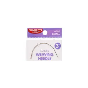 RED Cruved Weaving Needle Small 3" - Durable Design for Crafting and Crafting Enthusiasts