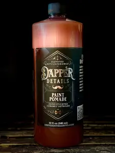 Paint Pomade 32oz - Dapper Details Sophisticated Ceramic Detailer Sealant Increased Gloss Hydrophobics Slickness 3 Month Acrylic Chunky Artist Bundle
