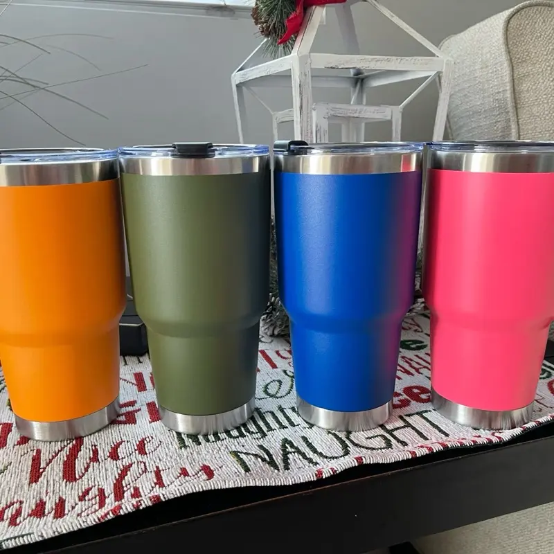 30oz stainless steel tumbler laser engraving included