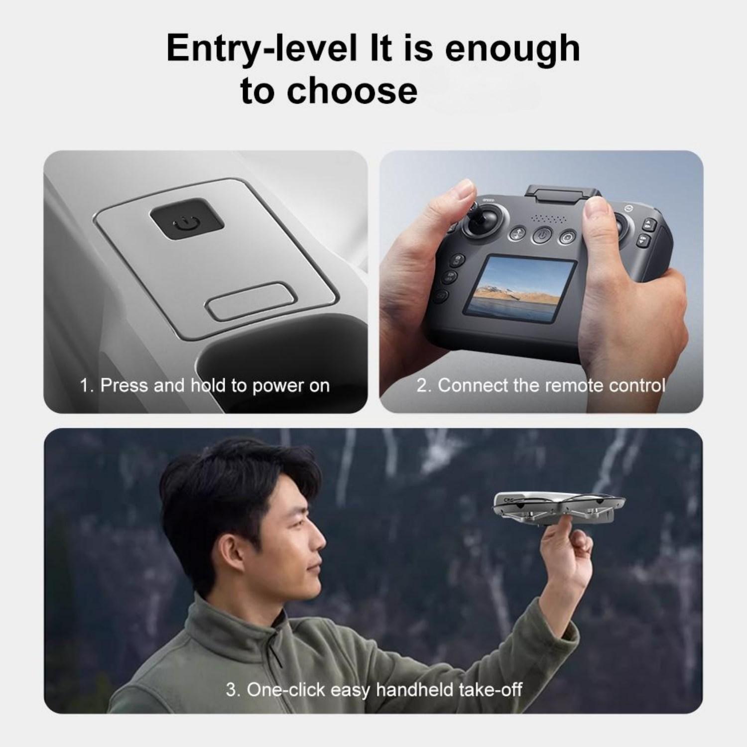 Remote Control Drone for Beginners, HD Dual Cameras, Optical Flow Positioning, 360° Flip, One-Key Takeoff/Landing, FPV Flight, 2 Batteries & Carrying Case Included obstacle avoidance