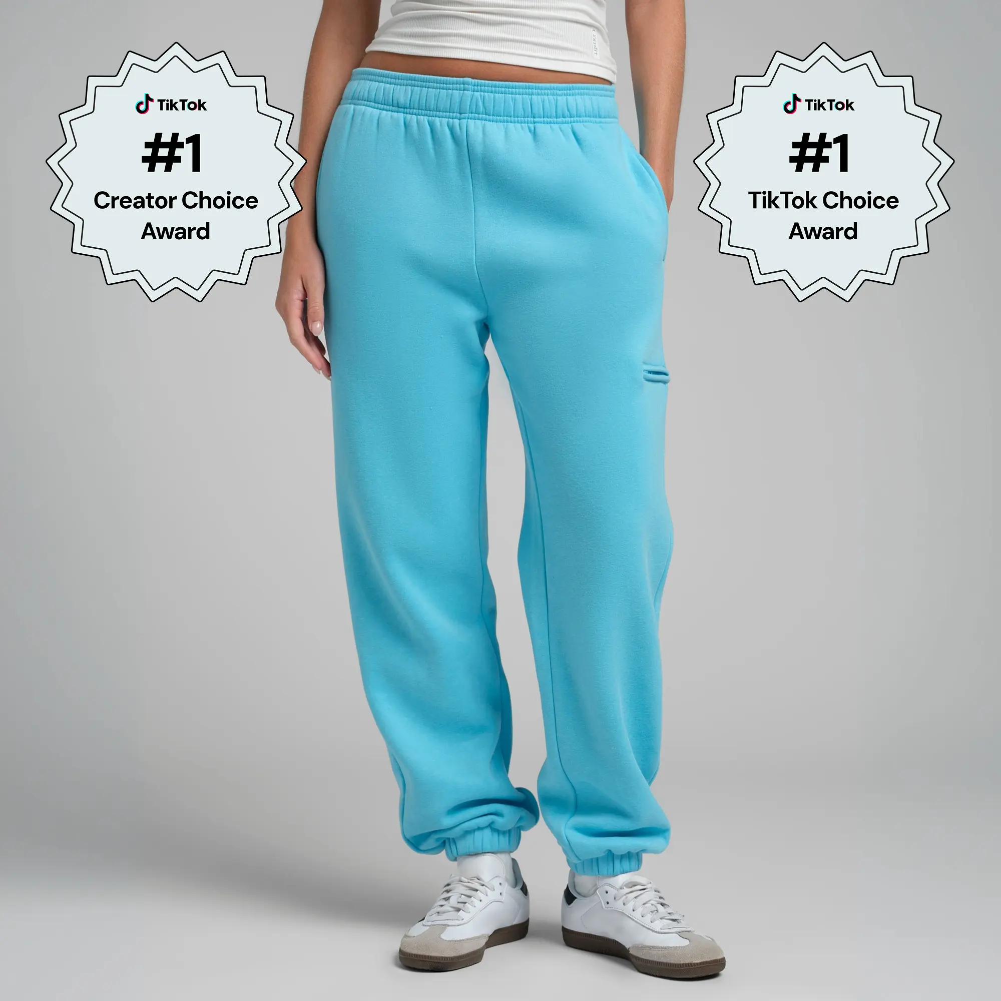 Comfrt | Neon Airplane Mode Sweatpants | Bight Color Fleece Travel Joggers With Secure Zip Pockets