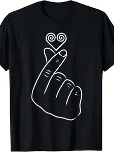 Hmong Heart, Hmong Girls, Hmoob Women Heart, Hmong Heart Tee, Small, Black.Matching Design for Both Men And Women,  Summer Short-Sleeve Printed T-Shirt Made of Pure 220G