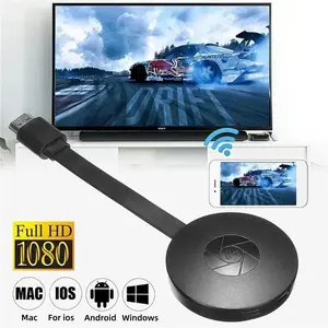 Wireless TV Stick Video Receiver Portable 1080P TV HD WIFI Dongle Adapter For Android/iOS TV Box Computer Live Screen Projector