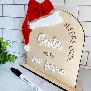 Christmas countdown Sign