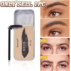 Transparent Eyebrow Soap Long-Lasting Hold Non-Greasy No Clumping Create Voluminous Wild Eyebrows Daily Essential