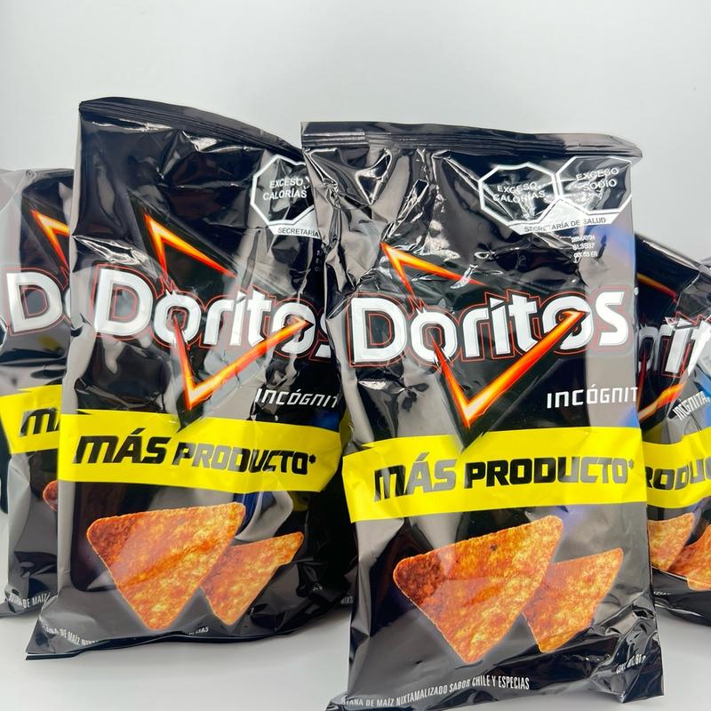 10PACK DORITOS INCÓGNITA DELICIOUS CRISPY SPICY MEXICAN CHIPS Snack Crunchy