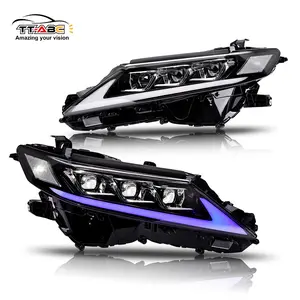 TT-ABC Led Headlight For 2018-2024 Toyota Camry LE SE XLE XSE TRD Led Headlights (Clear refletor)