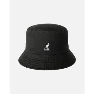 Kangol Washed Bucket Hat – 100% Cotton, Lightweight & Breathable, Classic Streetwear Style with Iconic Embroidered Logo