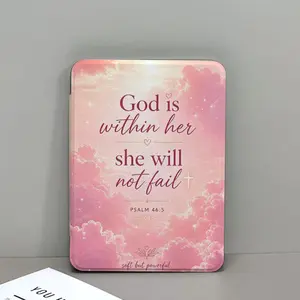Reading Tablet Kindle Case for 6in, 6.8in, 7in Devices - Slim PU Leather Cover with GOD is within Her Pattern Design, Clear Soft TPU Back Protective Casing, Auto Wake/Sleep for Paperwhite 11th/12th Gen, Kindle 2022/2024, Light & Durable Protection