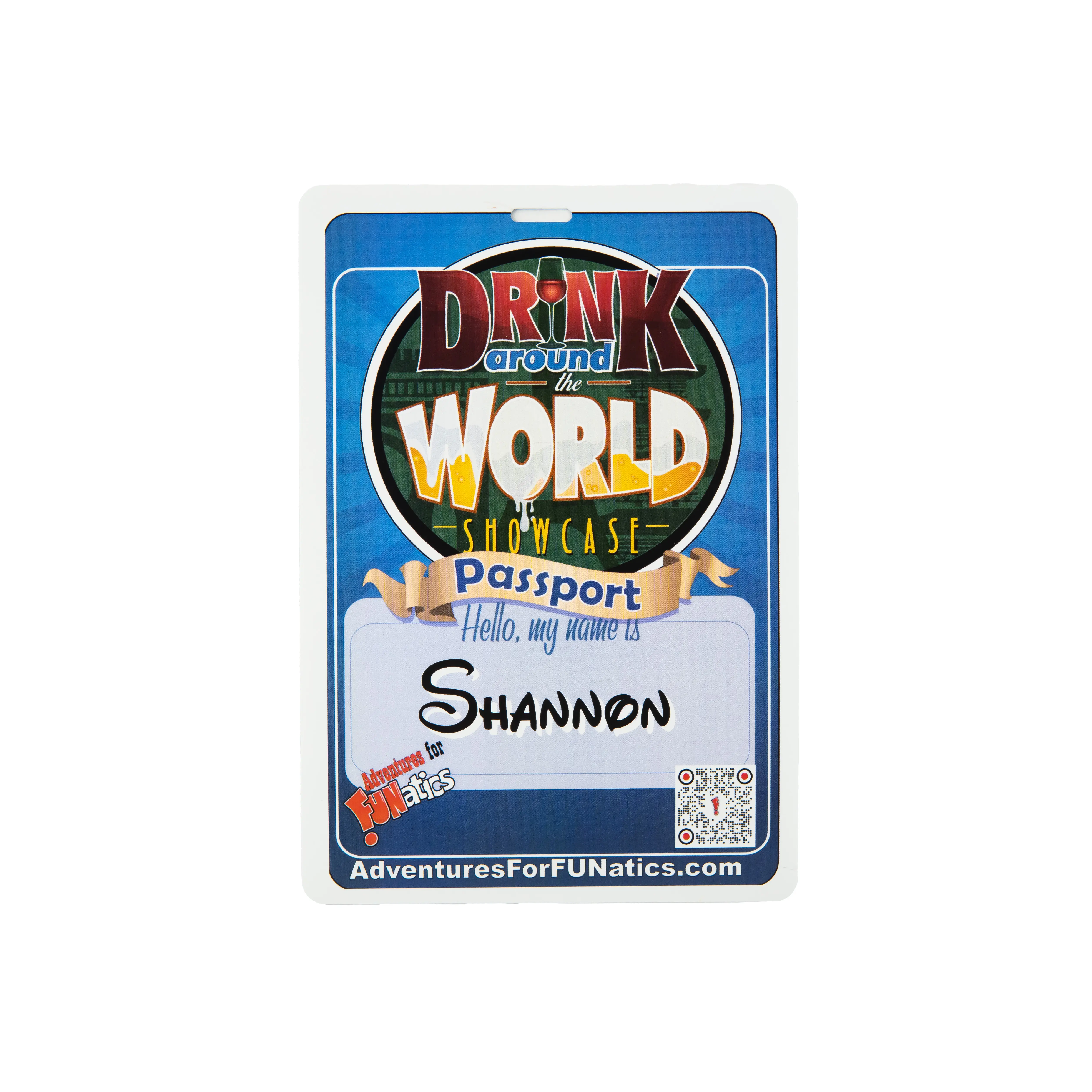 Personalized Drink Around the World Passport  | EPCOT Drinking Game + Lanyard | Custom Name Travel Passport