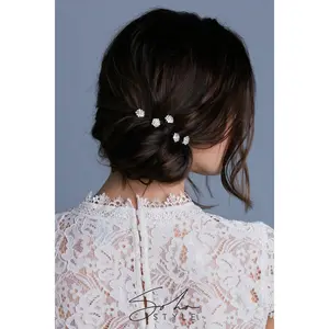 Mini Crystal Cluster Hair Stick