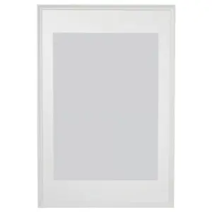 Frame, white, 24x35 ¾ "Picture frames, poster frames, wall-mountable horizontally or vertically - slide-in frame strips, scratch-resistant wall gallery frames.