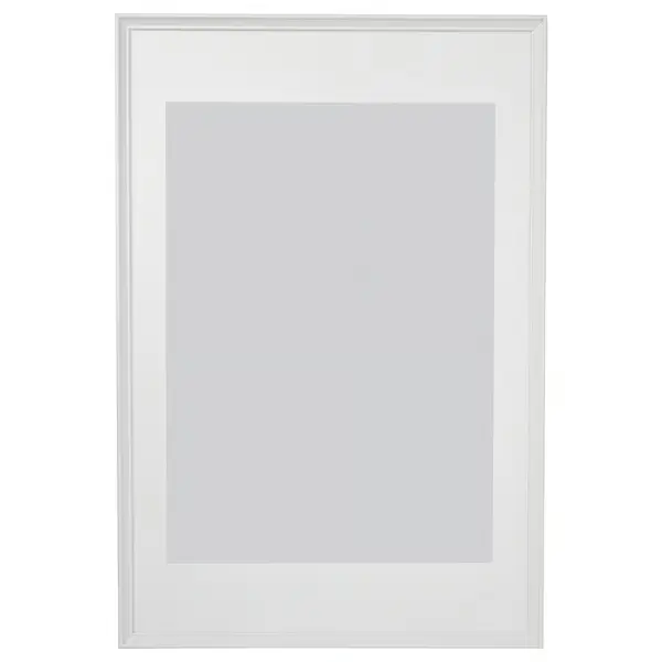 Frame, white, 24x35 ¾ "Picture frames, poster frames, wall-mountable horizontally or vertically - slide-in frame strips, scratch-resistant wall gallery frames.