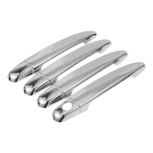 4pcs Exterior Door Handle Cover Car Door Handle Protector for Toyota 4Runner 2003-2010 Car Door Handle Protector without Keypad ABS