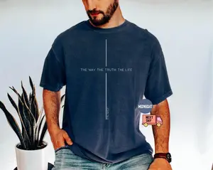 Modern Minimalist Graphic T-Shirt – Soft Cotton Unisex Tee, Simple Line Art Design, Everyday Casual Wear