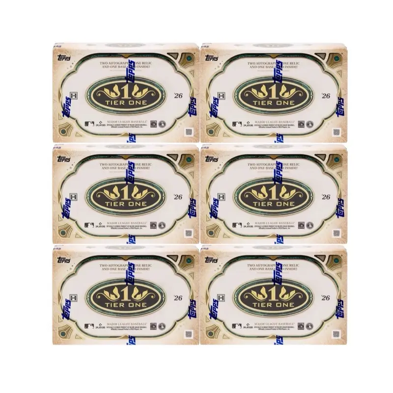 (6) BOX 2026 TOPPS TIER ONE HALF CASE PYT BREAK
