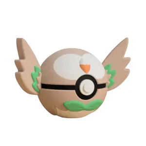 Rowlet - Inspired 3D Printed Collectible