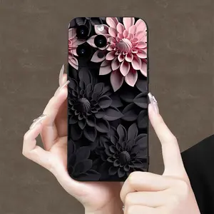 Anti-Drop Soft Case Cover for iPhone Models, Geometric Pattern Design, Shockproof Durable Protection for Daily Use & Gift Giving, Perfect Fit for Multiple Iphones