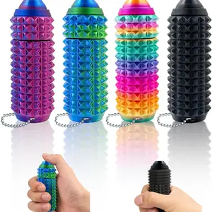 Mini Portable Pain Relief Fidget Toy with Click & Spinners, Unisex Stress Reliever for Adults, Stress Relieving Accessory, Perfect Gift for Halloween & Christmas