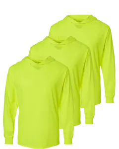 3 PACK Safety Long Sleeve with Hood Work wear Uniforms Cotton Menswear