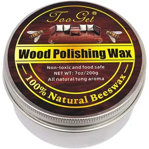 Seasoning Beeswax Furniture Polish & Restoration Care Beeswax, Suit for Woods & Furniture, , Wooden Surfaces,  Polish Protection - 7OZ