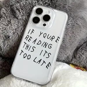 Trendy Singer D-Drake Creativity Hot Album IYRTITL Phone Case Suitable for iPhone 17 16e 16 15 14 13 12 11 Pro Max Air XR XS X Plus Transparent TPU Soft Back Cover, Album Merch Accessory, Daily Phone Cover, Transparent Phone Cover, D-Drake