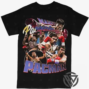 Manny Pacquiao T-shirt For Men Women, For Fans Unisex Casual Streetswear Top Boxing (V2)