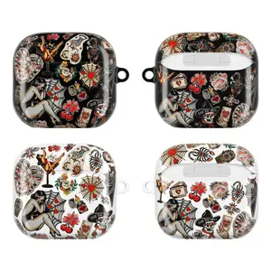 Old School Tattoo AirPods Case – Classic Tattoo-Inspire Cover for AirPods Pro 2 3 4. Gift. David sells phone cases